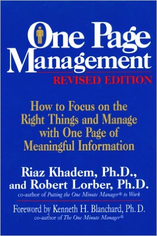 One Page Management Riaz Khadem